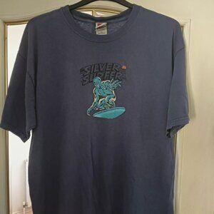 Marvel Comics Silver Surfer Men's T-Shirt Blue XL Gildan